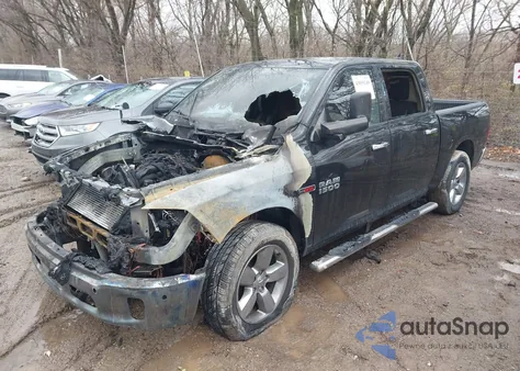 2017 Ram 1500 Big Horn 4X4 5'7 Box z USA, uszkodzony, nr VIN 1C6RR7LM4HS516972